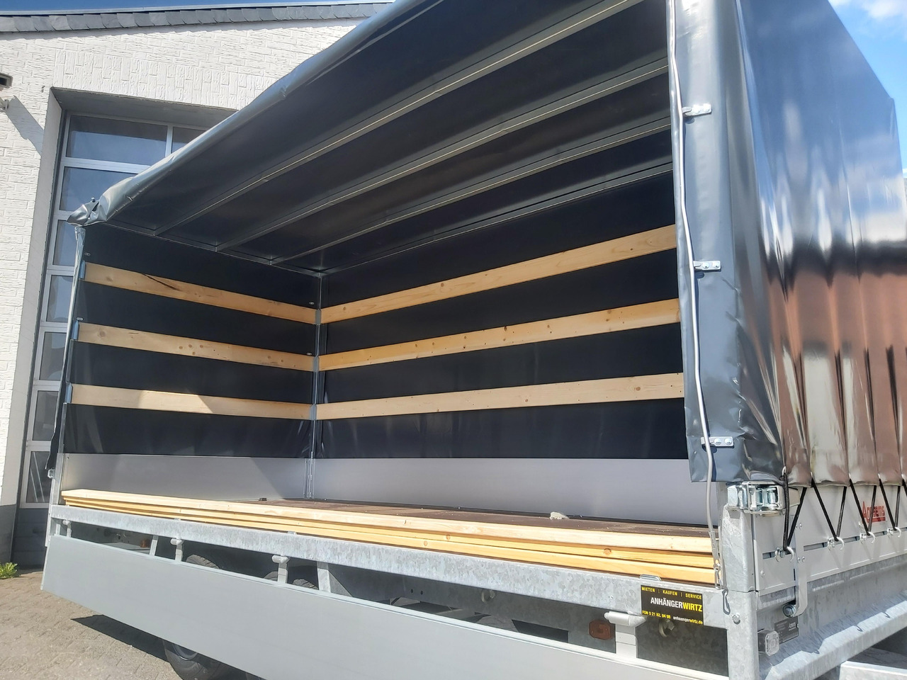 Anssems Hochlader PSX - S 3000 405x178x30cm 180cm Hochplane grau (XL) 3000kg Aktion - Prikolica s ponjavo: slika 4 Anssems Hochlader PSX - S 3000 405x178x30cm 180cm Hochplane grau (XL) 3000kg Aktion - Prikolica s ponjavo: slika 4