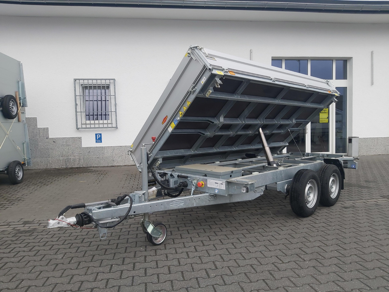 Böckmann Kipper DK AL 3718/35 Profi 374x180x35cm Elektrisch + NHP (L) 3500kg Modell 2024 - Kiper prikolica: slika 1 Böckmann Kipper DK AL 3718/35 Profi 374x180x35cm Elektrisch + NHP (L) 3500kg Modell 2024 - Kiper prikolica: slika 1
