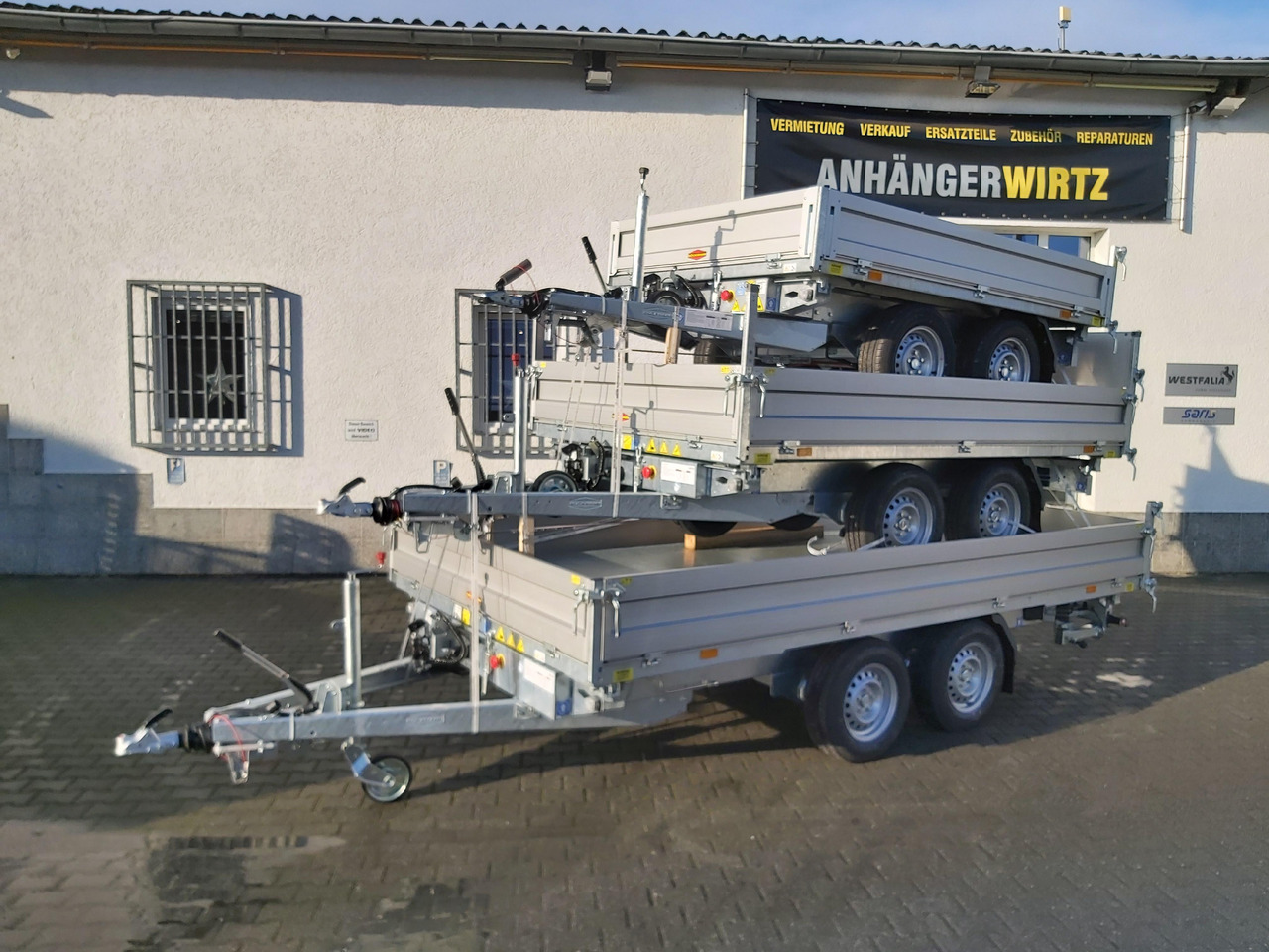 Böckmann Kipper DK AL 4121/35 Profi Elektrisch + NHP (XL) 3500kg Modell 2022 - Kiper prikolica: slika 1 Böckmann Kipper DK AL 4121/35 Profi Elektrisch + NHP (XL) 3500kg Modell 2022 - Kiper prikolica: slika 1