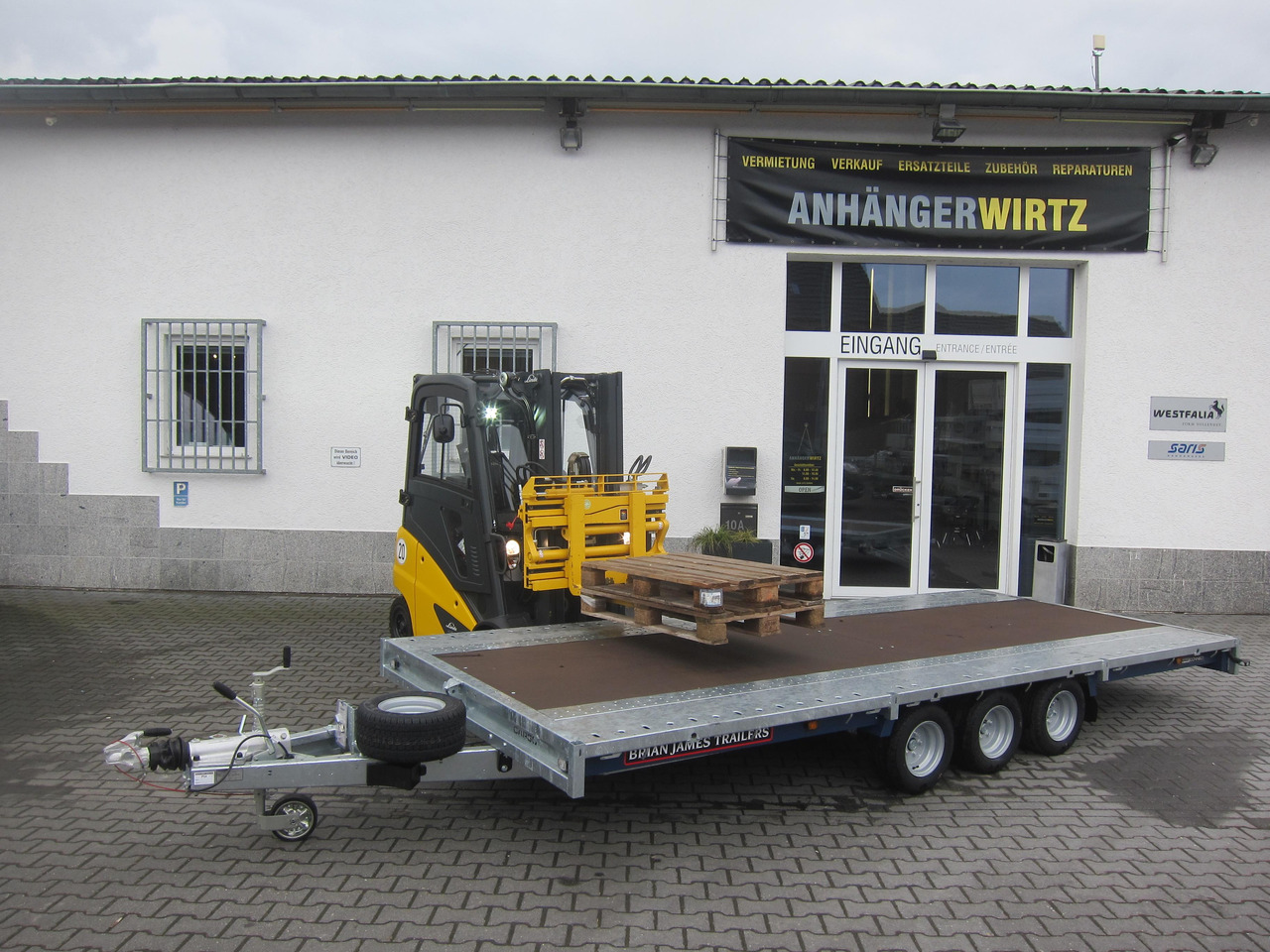 Brian James Trailer CarGO Connect 500x225cm Plateau Tridem 10" 3500kg 22 - Plato/ Tovorna prikolica: slika 4 Brian James Trailer CarGO Connect 500x225cm Plateau Tridem 10" 3500kg 22 - Plato/ Tovorna prikolica: slika 4