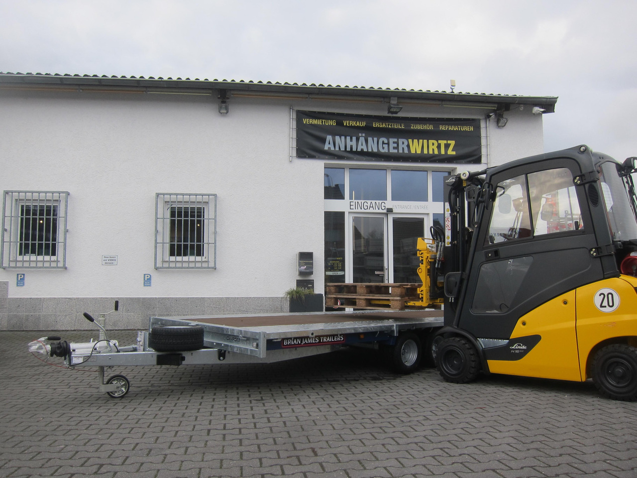 Brian James Trailer CarGO Connect 500x225cm Plateau Tridem 10" 3500kg 22 - Plato/ Tovorna prikolica: slika 2 Brian James Trailer CarGO Connect 500x225cm Plateau Tridem 10" 3500kg 22 - Plato/ Tovorna prikolica: slika 2