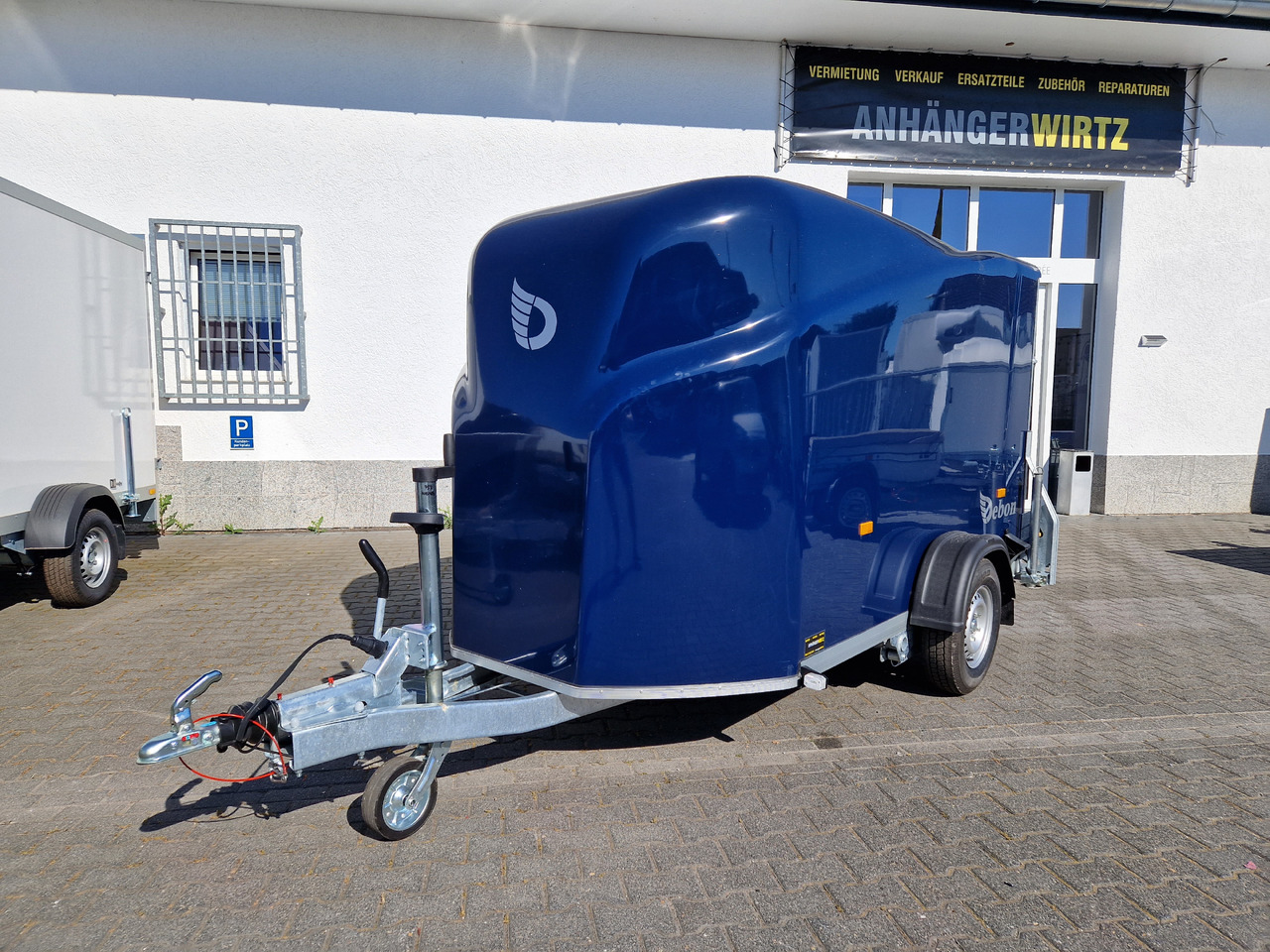 Prikolica zabojnik Debon Cargo 1300 300x152x168cm royal blau Seitentür 100km/H Pullman 1300kg: slika 7