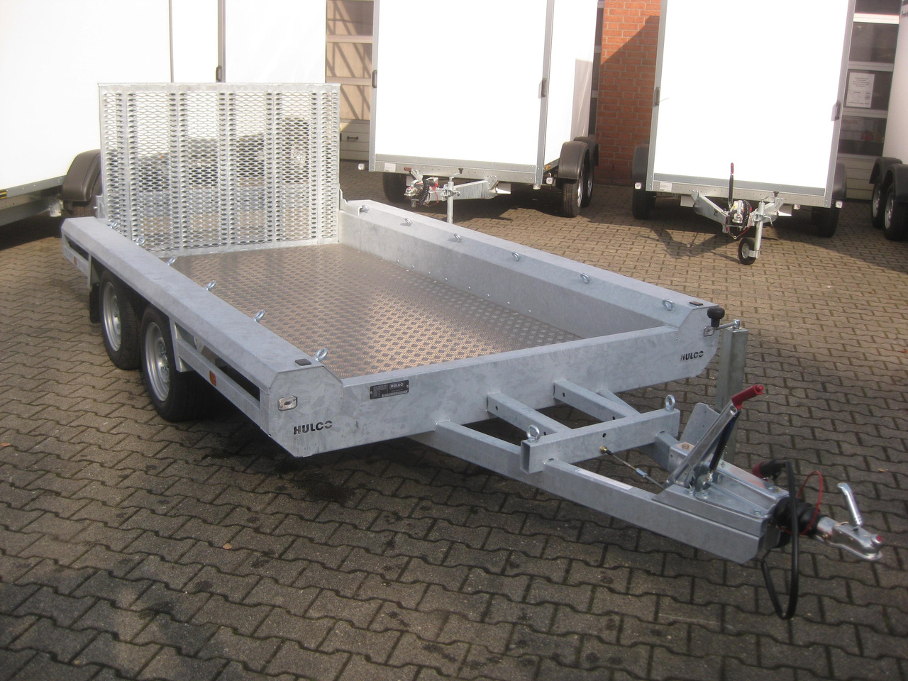 HULCO TERRAX Aluboden 294x150x27cm Heckrampe 100cm (M) 3000kg Abverkauf - Prikolica za prevoz strojev: slika 5 HULCO TERRAX Aluboden 294x150x27cm Heckrampe 100cm (M) 3000kg Abverkauf - Prikolica za prevoz strojev: slika 5