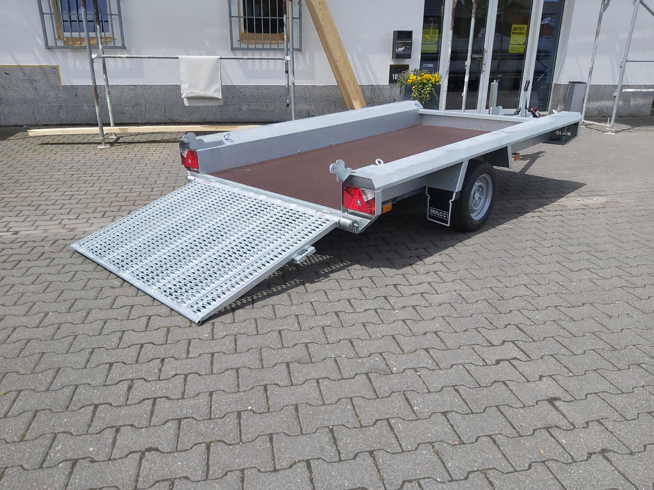 HULCO TERRAX Basic 294x150x27cm Heckrampe 100cm (M) 12" 1800kg - Prikolica za prevoz strojev: slika 3 HULCO TERRAX Basic 294x150x27cm Heckrampe 100cm (M) 12" 1800kg - Prikolica za prevoz strojev: slika 3