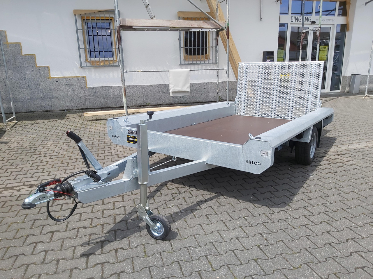 HULCO TERRAX Basic 294x150x27cm Heckrampe 100cm (M) 12" 1800kg - Prikolica za prevoz strojev: slika 5 HULCO TERRAX Basic 294x150x27cm Heckrampe 100cm (M) 12" 1800kg - Prikolica za prevoz strojev: slika 5