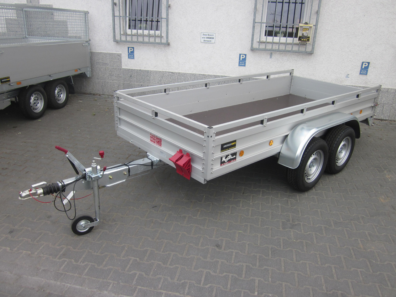 PKW Anhänger Koch Aluline 350x150x44cm (L) 2600kg - Avtomobilska prikolica: slika 1 PKW Anhänger Koch Aluline 350x150x44cm (L) 2600kg - Avtomobilska prikolica: slika 1