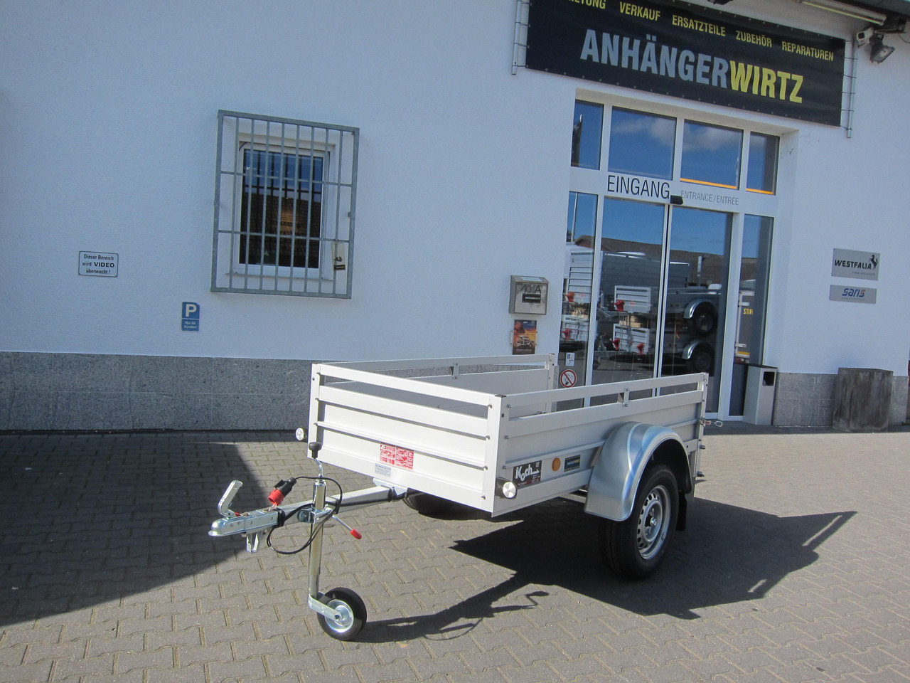 PKW Anhänger Koch Aluline U2 205x105x40cm (XS) 750kg 100 km/H order Aktion - Avtomobilska prikolica: slika 4 PKW Anhänger Koch Aluline U2 205x105x40cm (XS) 750kg 100 km/H order Aktion - Avtomobilska prikolica: slika 4
