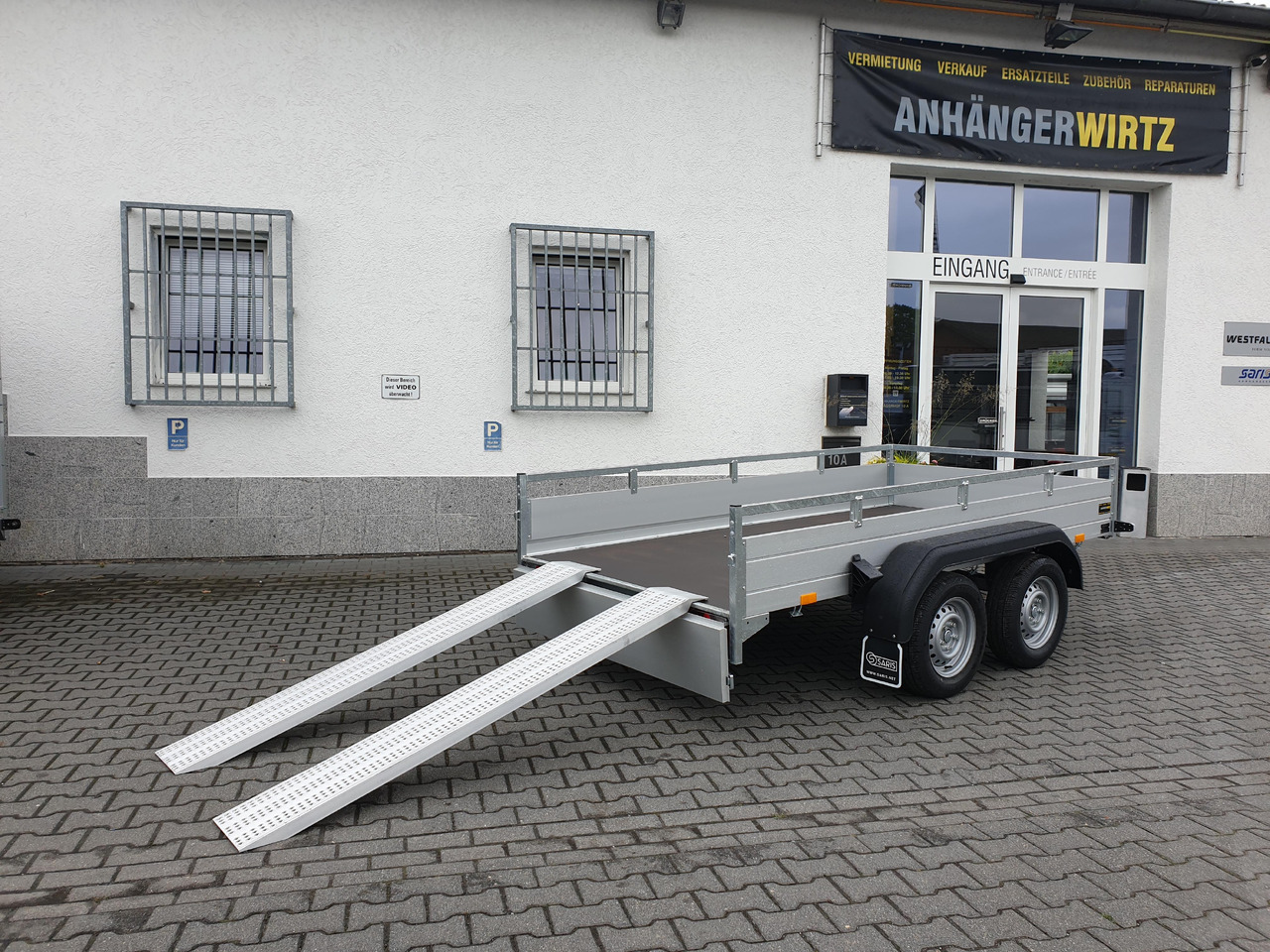 Saris Anhänger FW2000 McAlu Pro MP 305x155x45cm Auffahrrampen (M) 2000kg Winter Aktion - Plato/ Tovorna prikolica: slika 4 Saris Anhänger FW2000 McAlu Pro MP 305x155x45cm Auffahrrampen (M) 2000kg Winter Aktion - Plato/ Tovorna prikolica: slika 4