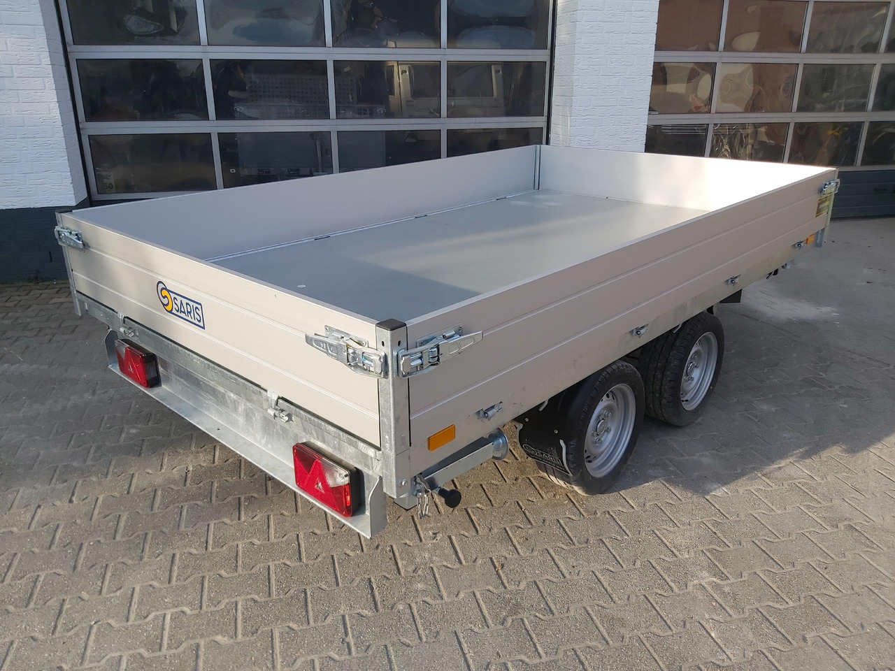 Kiper prikolica Saris Kipper K3 306 184 3500 2 E 306x184x30cm 3500kg silver Elektro NHP Stützen 13" 3500kg used: slika 7
