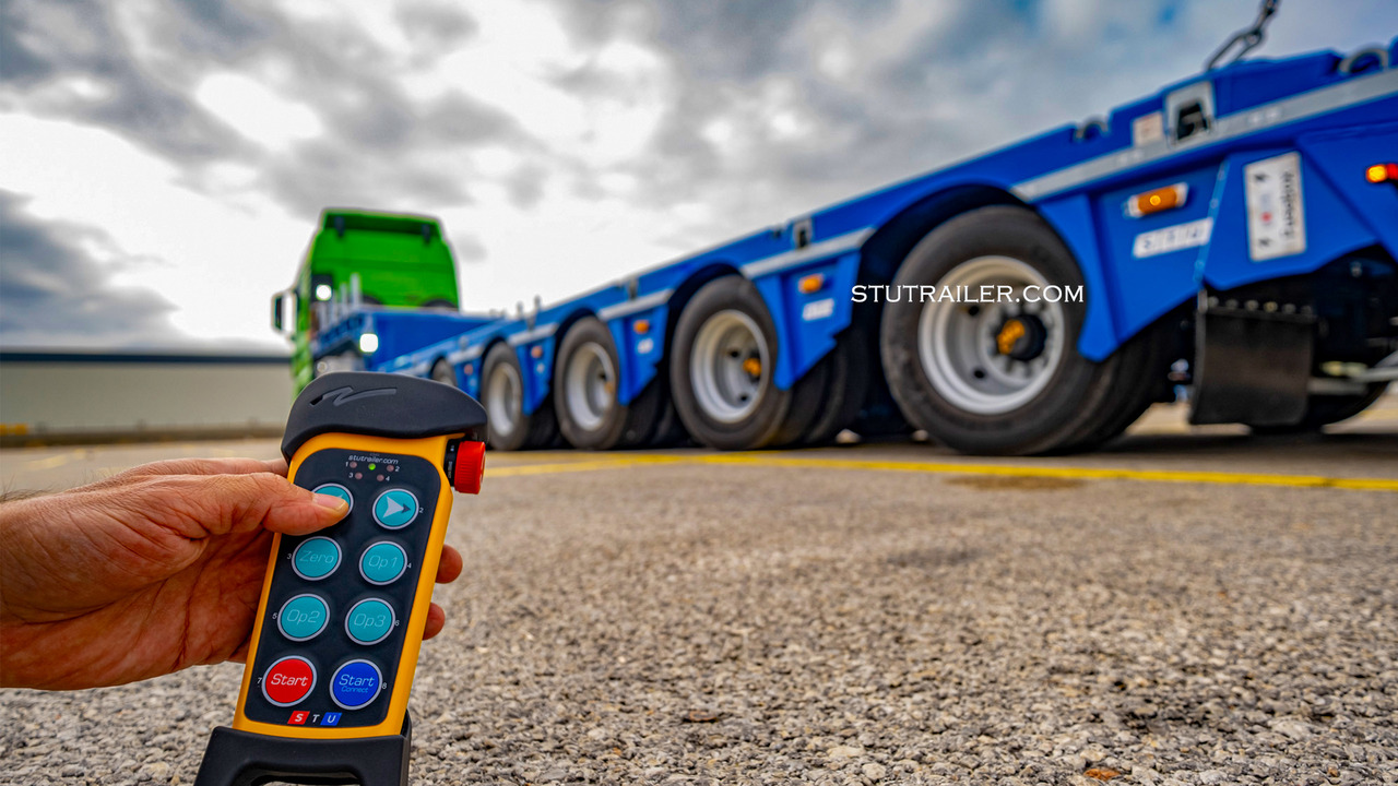 STU 5 Axle Hydraulic Steering Extendable Low Laoder - Nizko noseča polprikolica: slika 4 STU 5 Axle Hydraulic Steering Extendable Low Laoder - Nizko noseča polprikolica: slika 4