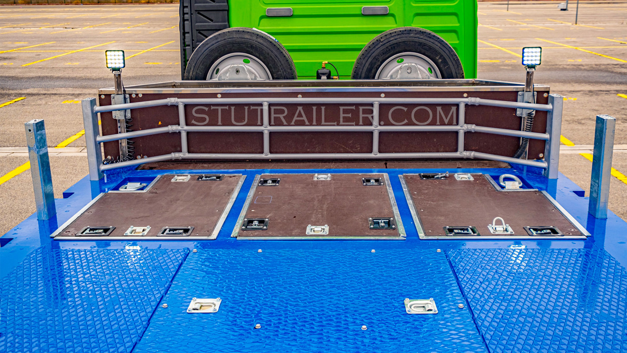 Nov Nizko noseča polprikolica STU 5 Axle Hydraulic Steering Extendable Low Laoder: slika 19