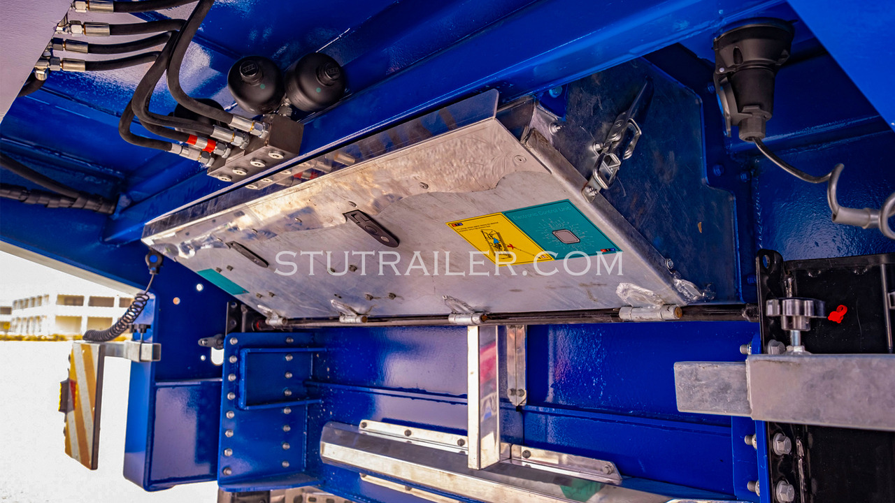 Nov Nizko noseča polprikolica STU 5 Axle Hydraulic Steering Extendable Low Laoder: slika 23