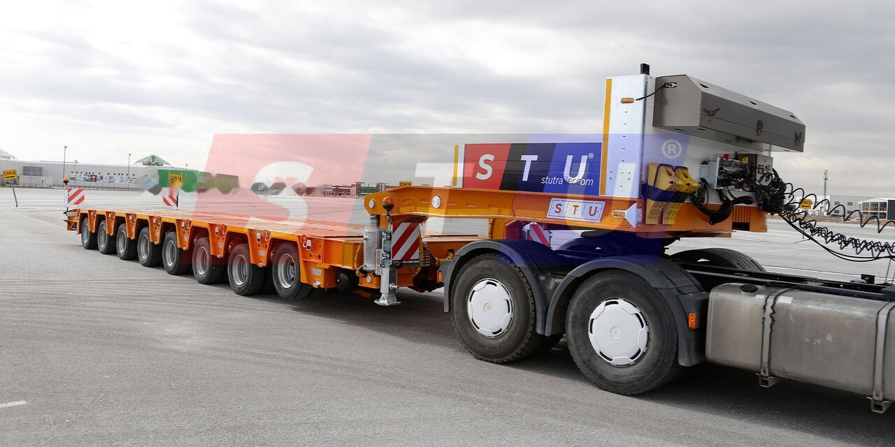 Nov Nizko noseča polprikolica STU 8 AXLE LOWBED- HYDRAULIC STEERING AXLES / 8 ESSİEUX SURBAISSES-E: slika 7