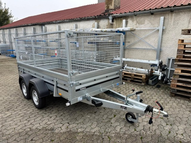Brenderup Tieflader 2300S Stahl mit Laubgitter, 2,0 to. 3010x1530x400mm - Avtomobilska prikolica: slika 1 Brenderup Tieflader 2300S Stahl mit Laubgitter, 2,0 to. 3010x1530x400mm - Avtomobilska prikolica: slika 1