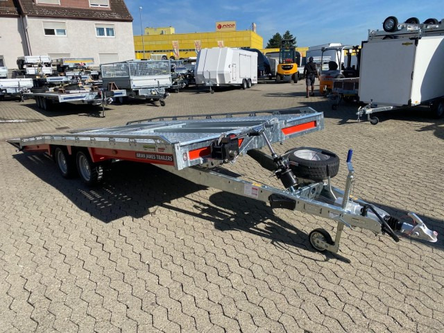 Brian James T Transporter, 231-5021-35-2-12, 5000 x 2150 mm, 3,5 to. kippbar mit Auffahrrampen - Prikolica avtotransporter: slika 1 Brian James T Transporter, 231-5021-35-2-12, 5000 x 2150 mm, 3,5 to. kippbar mit Auffahrrampen - Prikolica avtotransporter: slika 1
