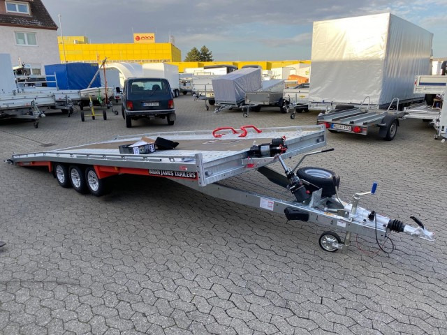 Brian James T6 Transporter, 230-6553, 5500 x 2220 mm, 3,5 to. kippbar mit Auffahrrampe - Prikolica avtotransporter: slika 1 Brian James T6 Transporter, 230-6553, 5500 x 2220 mm, 3,5 to. kippbar mit Auffahrrampe - Prikolica avtotransporter: slika 1