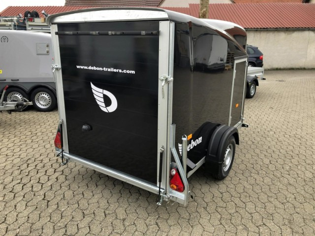Cheval Liberte Debon Cargo 2 Poly + Türe schwarz Aluräder 1300 kg, 100 km/h, 300x155x168cm - Prikolica zabojnik: slika 5 Cheval Liberte Debon Cargo 2 Poly + Türe schwarz Aluräder 1300 kg, 100 km/h, 300x155x168cm - Prikolica zabojnik: slika 5