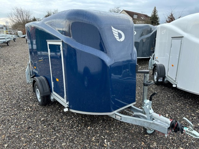Cheval Liberte Debon Fourgon Cargo 2 Poly + Türe blau 1300 kg, 100 km/h, 300x155x168cm - Prikolica zabojnik: slika 1 Cheval Liberte Debon Fourgon Cargo 2 Poly + Türe blau 1300 kg, 100 km/h, 300x155x168cm - Prikolica zabojnik: slika 1