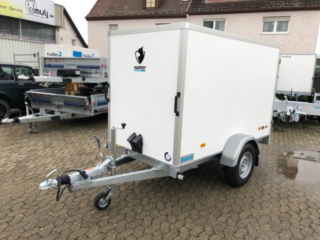 Hapert Sapphire L-1 250x130x150cm, ZG 1,35 to., Koffer Türe - Prikolica zabojnik: slika 1 Hapert Sapphire L-1 250x130x150cm, ZG 1,35 to., Koffer Türe - Prikolica zabojnik: slika 1