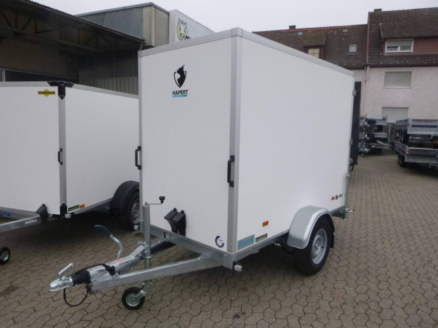 Hapert Sapphire L-1 250x130x180cm, ZG 1,35 to., Koffer Türe - Prikolica zabojnik: slika 1 Hapert Sapphire L-1 250x130x180cm, ZG 1,35 to., Koffer Türe - Prikolica zabojnik: slika 1