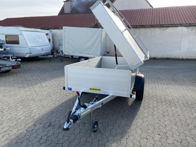 Nov Avtomobilska prikolica Humbaur HA 132513-5 mit Holz-Alu Deckel mit Reling 1300 kg, 2510 x 1310 x 500mm, 100 km/h: slika 6