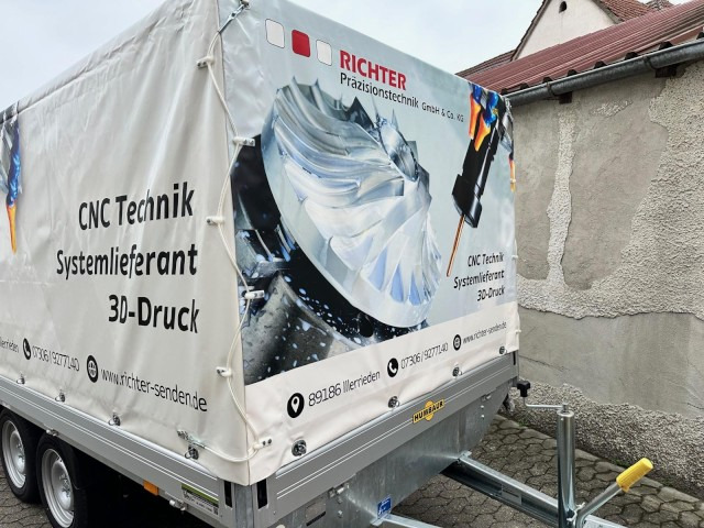 Humbaur HT 253118 Hochlader 2,5 to. mit Hochplane 200 cm, Digitaldruck - Avtomobilska prikolica: slika 2 Humbaur HT 253118 Hochlader 2,5 to. mit Hochplane 200 cm, Digitaldruck - Avtomobilska prikolica: slika 2
