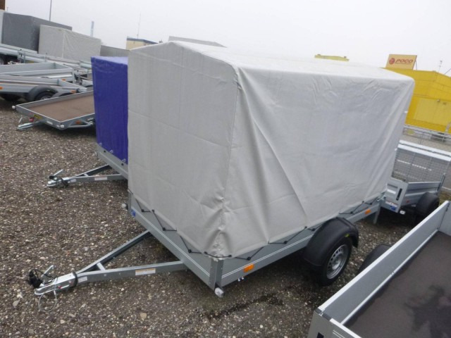 Humbaur Startrailer H752513 Alu mit Hochplane 150 cm, 251x131x30cm - Avtomobilska prikolica: slika 1 Humbaur Startrailer H752513 Alu mit Hochplane 150 cm, 251x131x30cm - Avtomobilska prikolica: slika 1