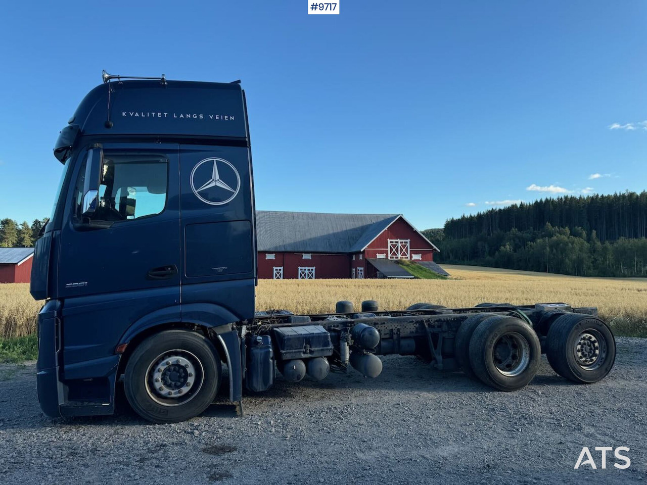 2014 Mercedes Actros 2551 Chassis. Rep object. - Tovornjak-šasija: slika 2 2014 Mercedes Actros 2551 Chassis. Rep object. - Tovornjak-šasija: slika 2