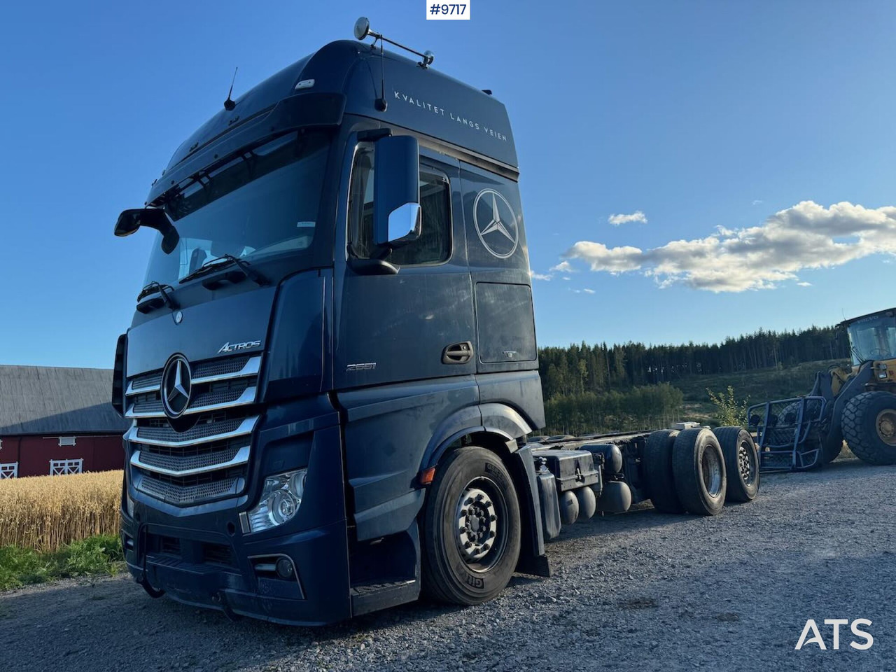 2014 Mercedes Actros 2551 Chassis. Rep object. - Tovornjak-šasija: slika 1 2014 Mercedes Actros 2551 Chassis. Rep object. - Tovornjak-šasija: slika 1
