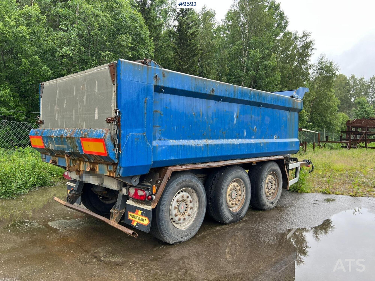 3-axle gravel trailer Alhu - Kiper prikolica: slika 4 3-axle gravel trailer Alhu - Kiper prikolica: slika 4