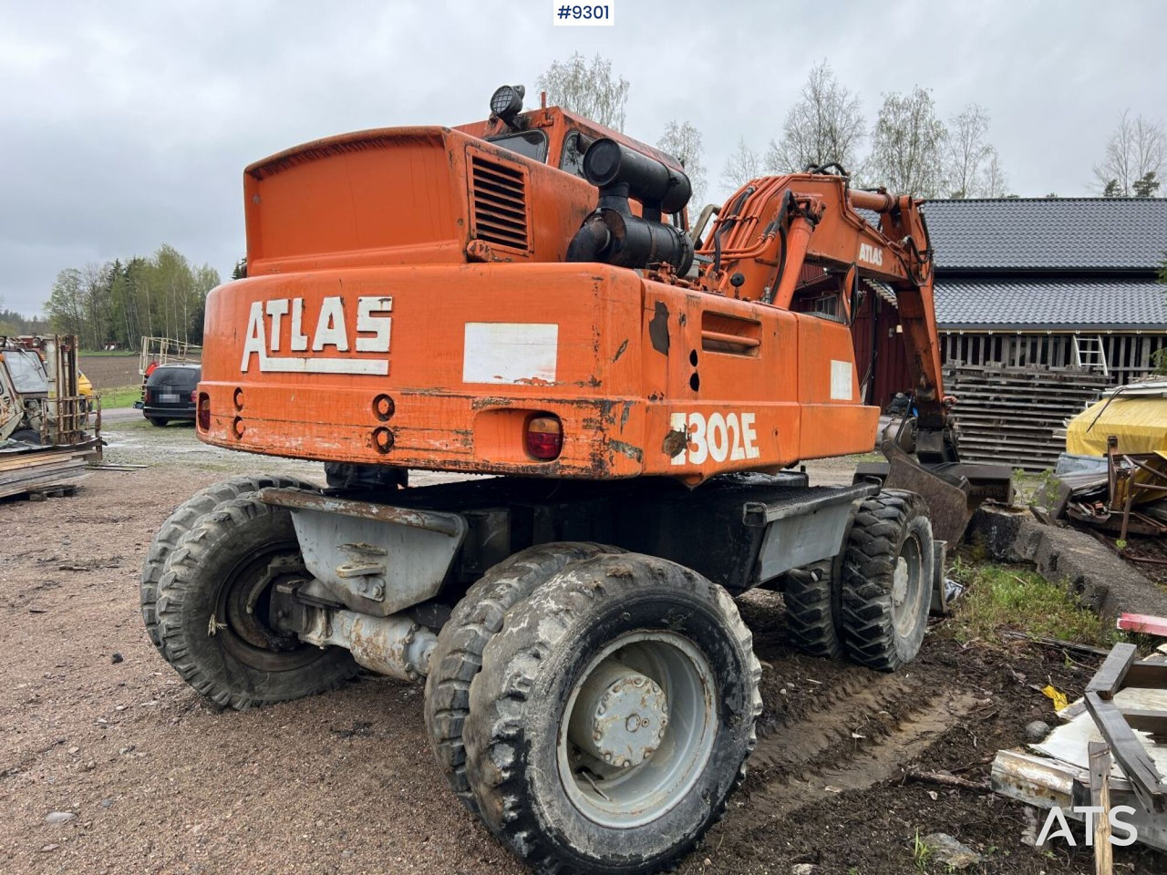 Atlas 1302 E Wheeled excavator with attachments (VIDEO) - Bager na kolesih: slika 4 Atlas 1302 E Wheeled excavator with attachments (VIDEO) - Bager na kolesih: slika 4