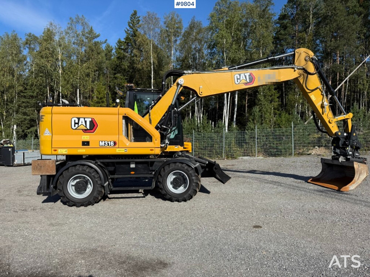 CAT M316 wheel excavator with tiltrotator, 3D excavation system, and grader bucket - Bager na kolesih: slika 2 CAT M316 wheel excavator with tiltrotator, 3D excavation system, and grader bucket - Bager na kolesih: slika 2