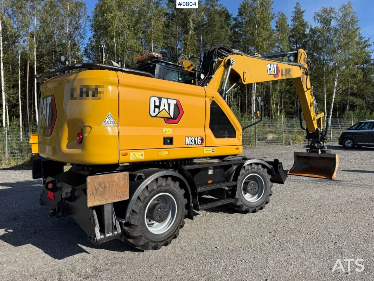 CAT M316 wheel excavator with tiltrotator, 3D excavation system, and grader bucket - Bager na kolesih: slika 3 CAT M316 wheel excavator with tiltrotator, 3D excavation system, and grader bucket - Bager na kolesih: slika 3