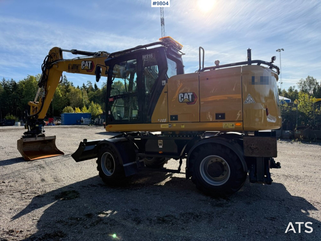 CAT M316 wheel excavator with tiltrotator, 3D excavation system, and grader bucket - Bager na kolesih: slika 5 CAT M316 wheel excavator with tiltrotator, 3D excavation system, and grader bucket - Bager na kolesih: slika 5