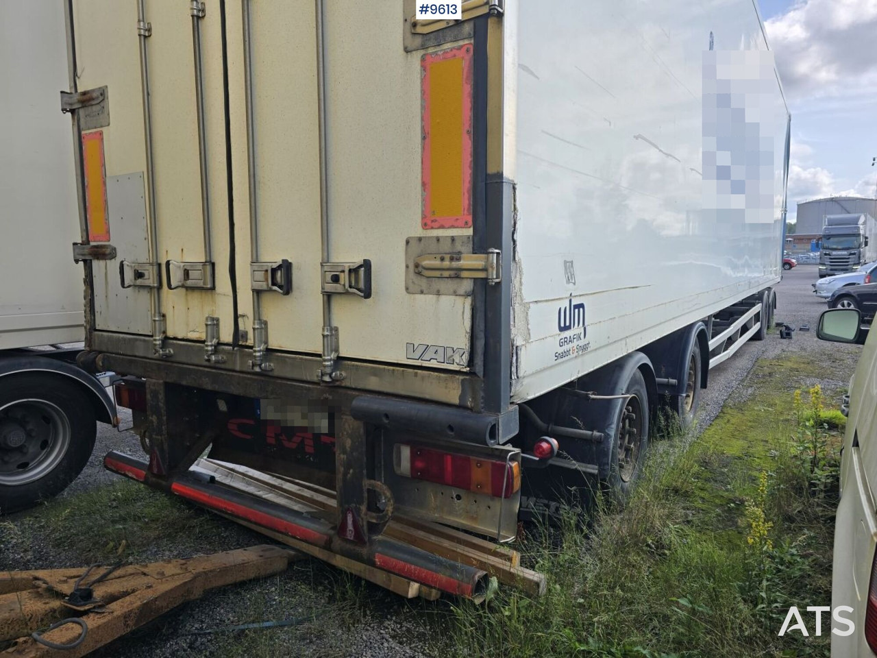 Prikolica zabojnik Cabinet trailer  VAK V-4-40  openable side: slika 7