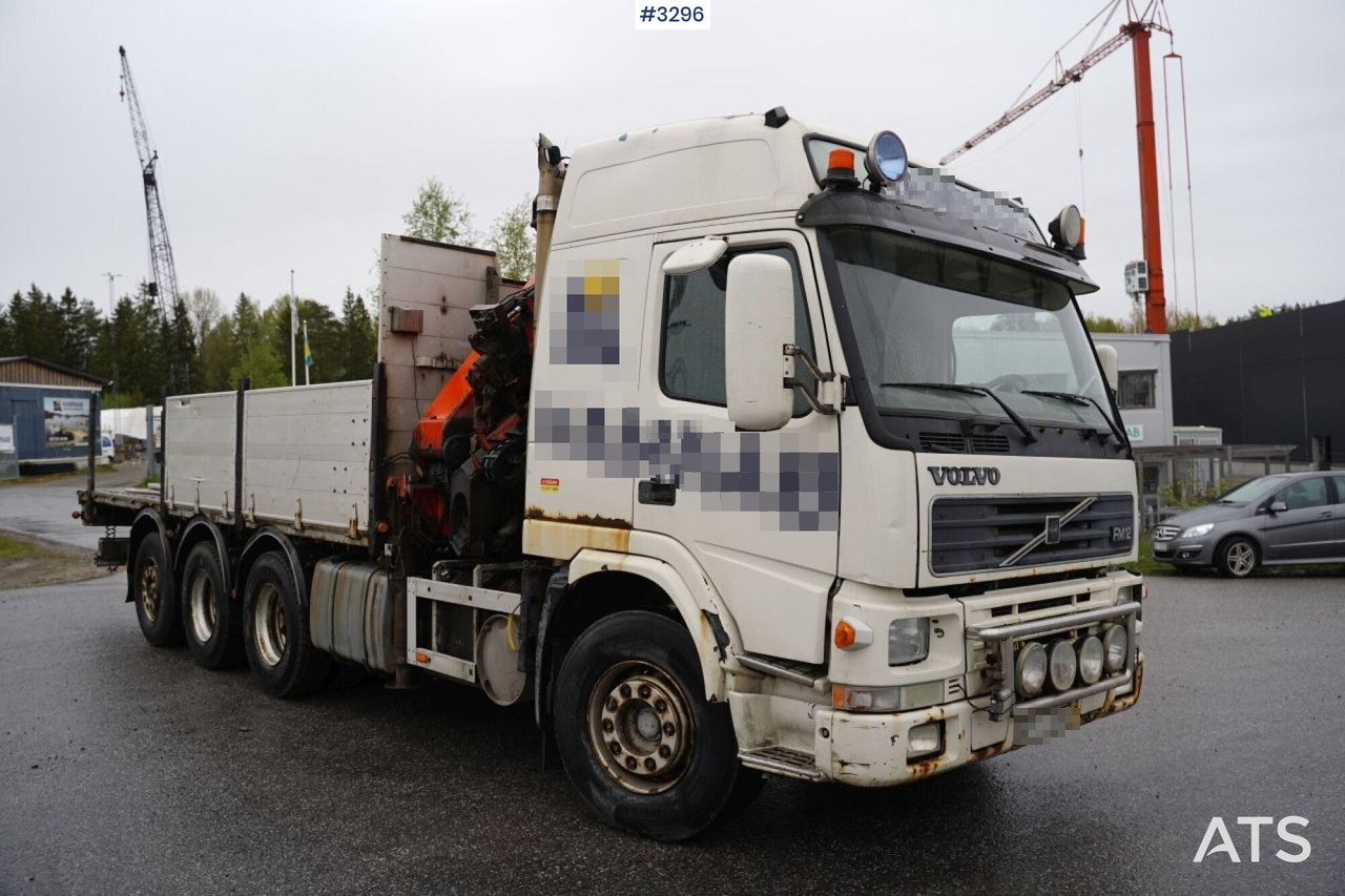 Crane Truck Volvo FM12-39 8X4*4 (SEE VIDEO) - Tovornjak z dvigalom, Tovornjak s kesonom: slika 2 Crane Truck Volvo FM12-39 8X4*4 (SEE VIDEO) - Tovornjak z dvigalom, Tovornjak s kesonom: slika 2