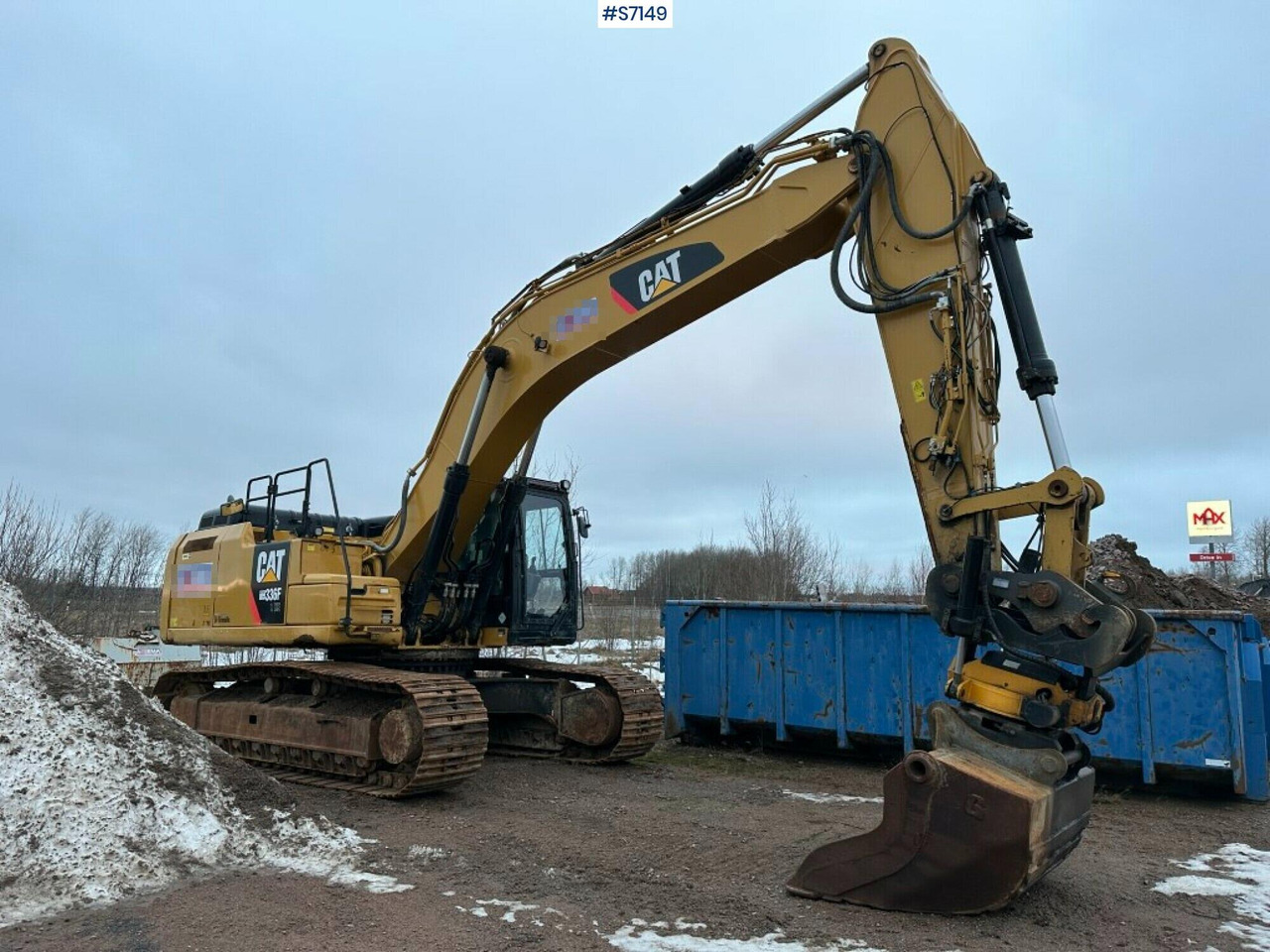 Excavator Cat 336F LXE with rotor - Bager: slika 1 Excavator Cat 336F LXE with rotor - Bager: slika 1
