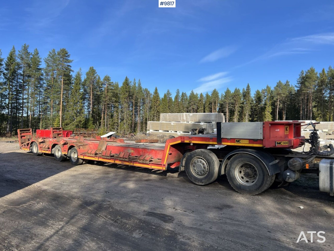 Forestry machine trailer NC FORESTRY TRAILER - Polprikolica avtotransporter: slika 2 Forestry machine trailer NC FORESTRY TRAILER - Polprikolica avtotransporter: slika 2