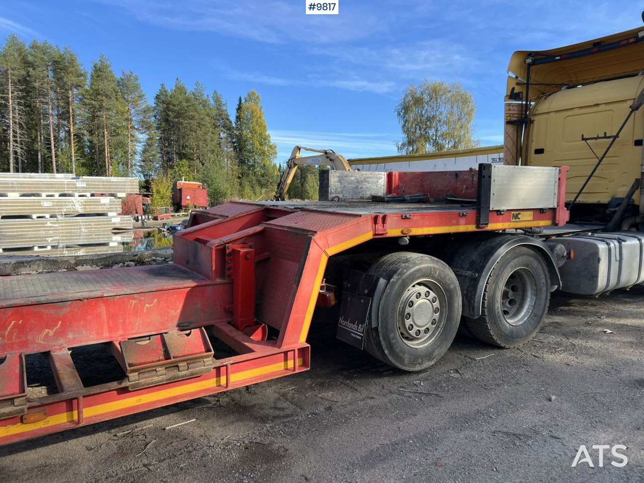 Forestry machine trailer NC FORESTRY TRAILER - Polprikolica avtotransporter: slika 3 Forestry machine trailer NC FORESTRY TRAILER - Polprikolica avtotransporter: slika 3