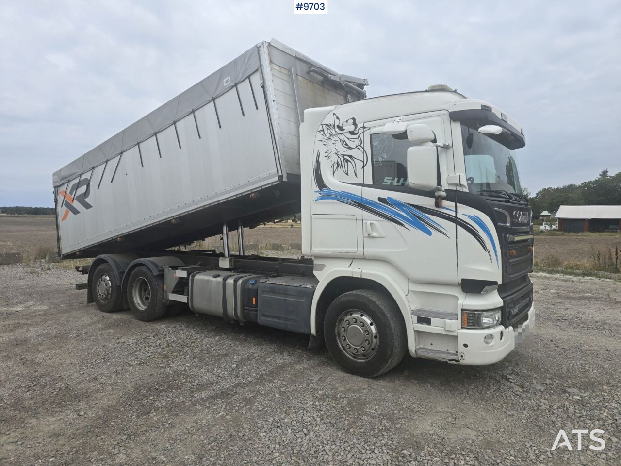Grain truck Scania R580 (SEE VIDEO) - Tovornjak prekucnik: slika 2 Grain truck Scania R580 (SEE VIDEO) - Tovornjak prekucnik: slika 2