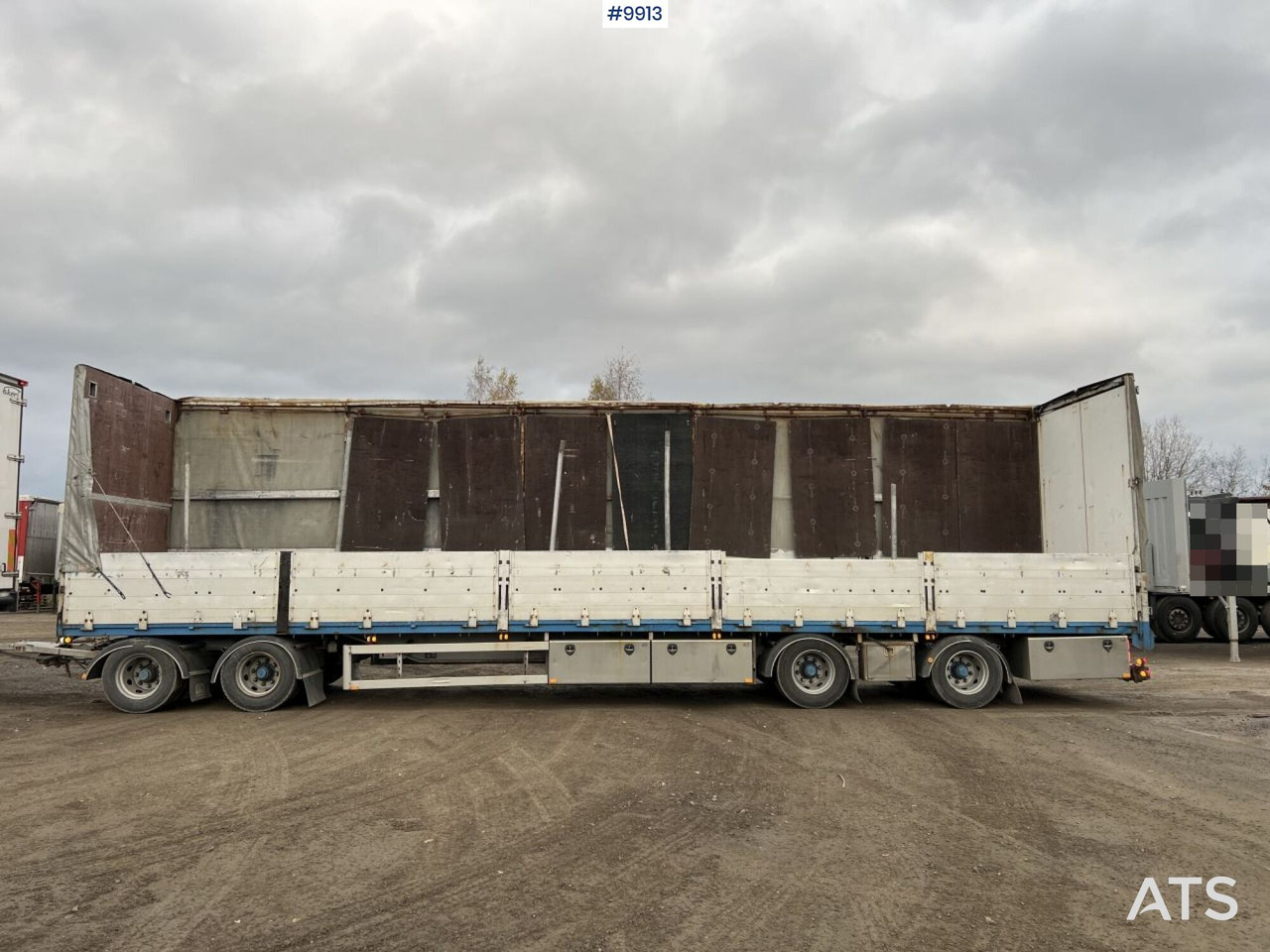 PARATOR SCV 18-20 Truck trailer with folding sides - Plato/ Tovorna prikolica: slika 2 PARATOR SCV 18-20 Truck trailer with folding sides - Plato/ Tovorna prikolica: slika 2