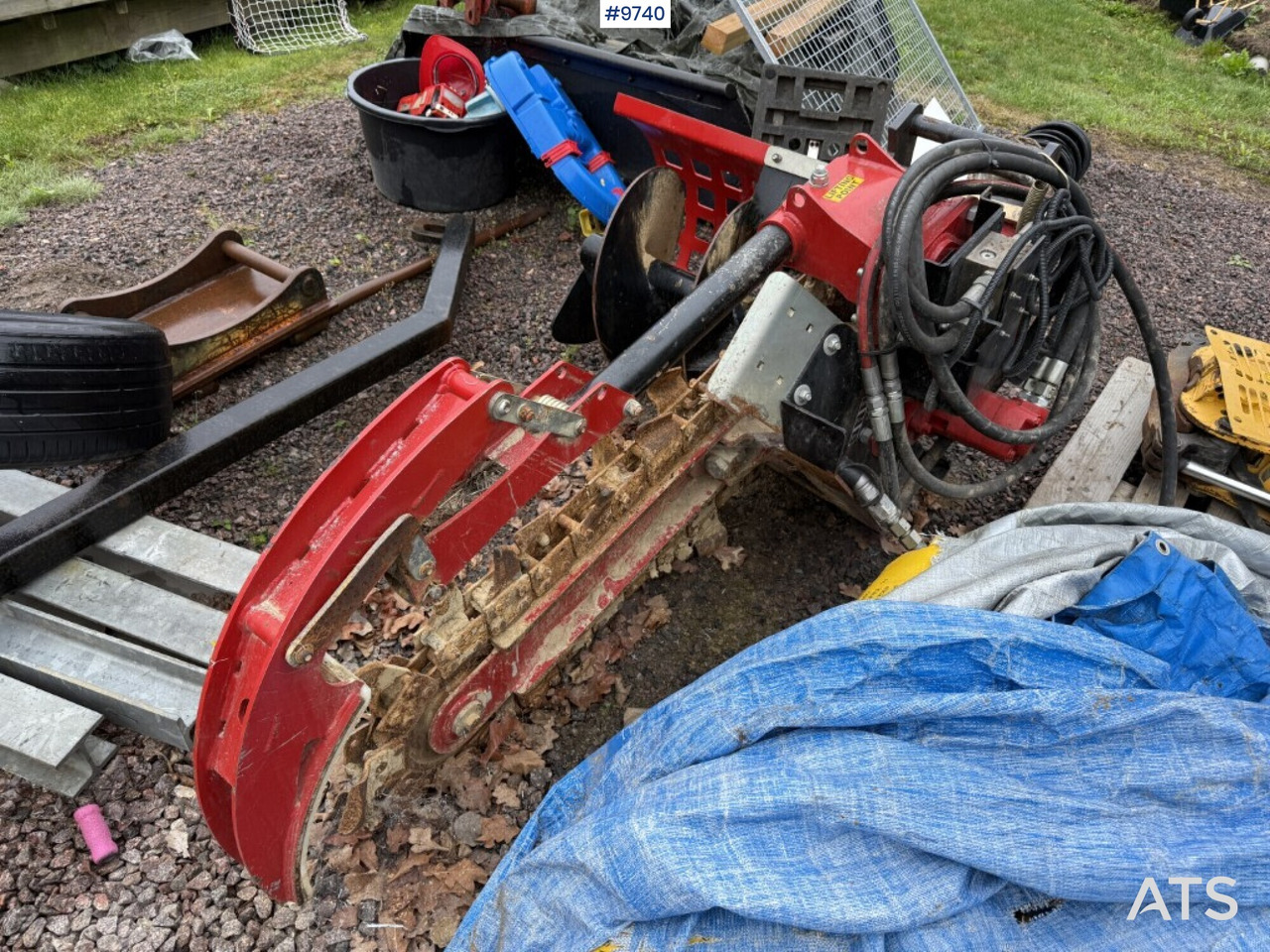 Chain excavator Auger Torque XHD 900 S45 - Priključek za Bager: slika 4 Chain excavator Auger Torque XHD 900 S45 - Priključek za Bager: slika 4