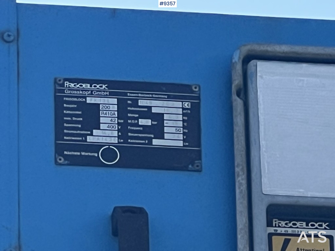 Hladilno zamenljivo tovorišče Refrigerated trailer cabinet Närko: slika 8