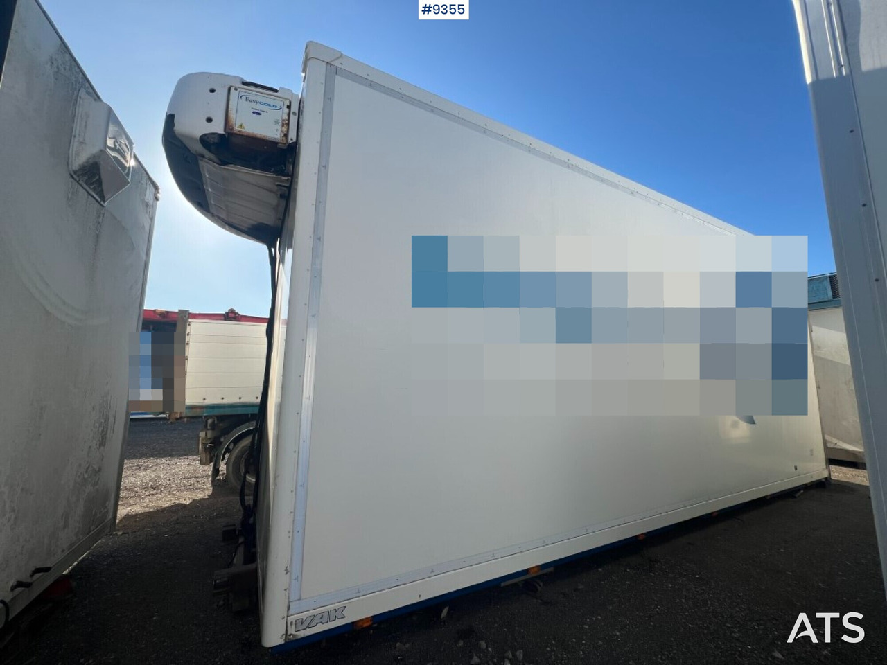 Refrigerated trailer cabinet VAK - Hladilno zamenljivo tovorišče: slika 2 Refrigerated trailer cabinet VAK - Hladilno zamenljivo tovorišče: slika 2