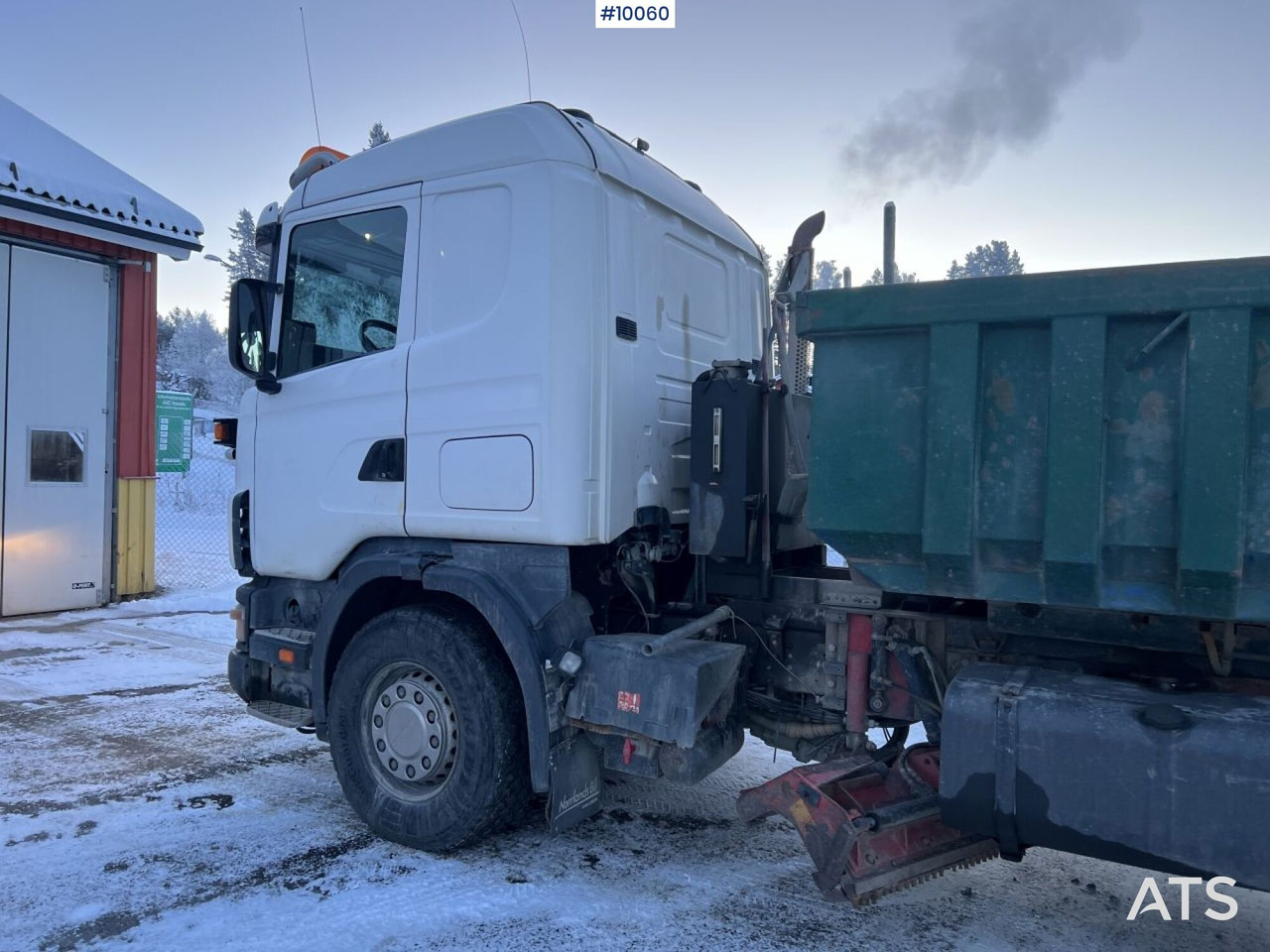 SCANIA R164 Tipper truck with plow equipment (VIDEO) - Tovornjak prekucnik: slika 2 SCANIA R164 Tipper truck with plow equipment (VIDEO) - Tovornjak prekucnik: slika 2