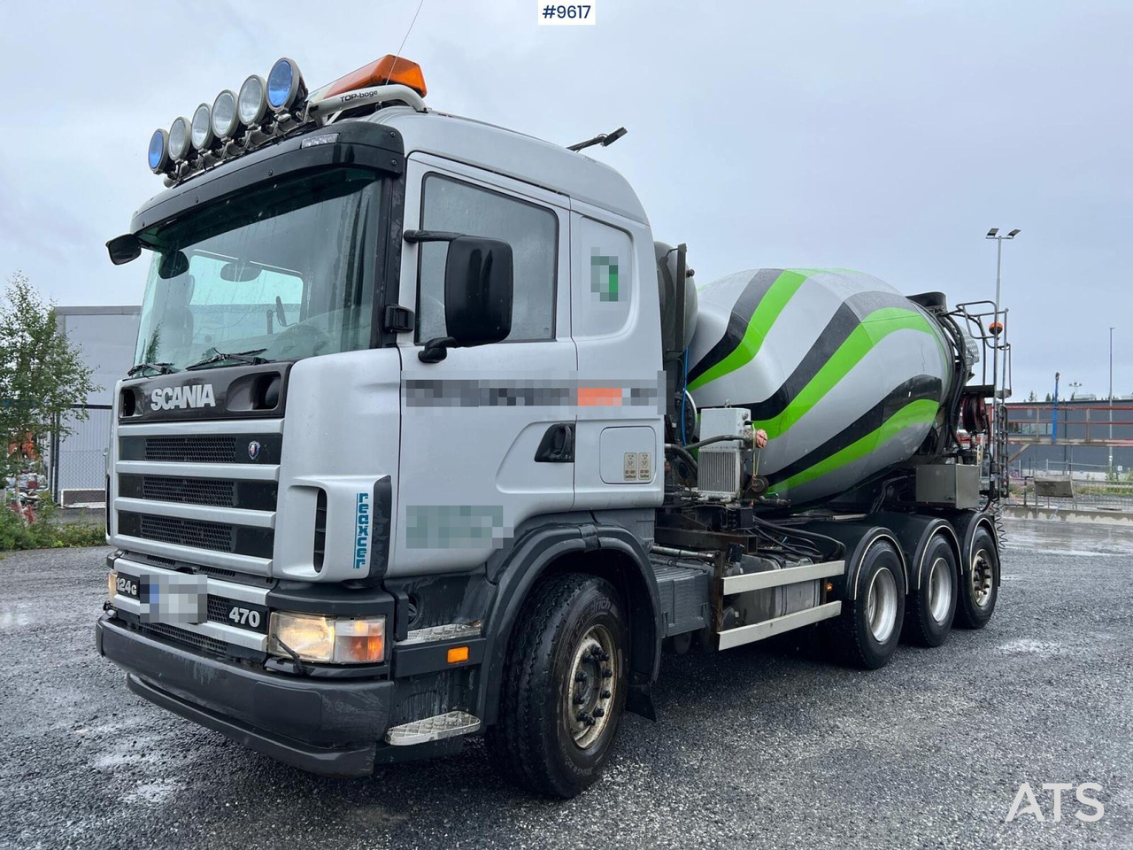 Scania R124 tridem with LAXO quick release / Concrete truck - Avtomešalec: slika 1 Scania R124 tridem with LAXO quick release / Concrete truck - Avtomešalec: slika 1