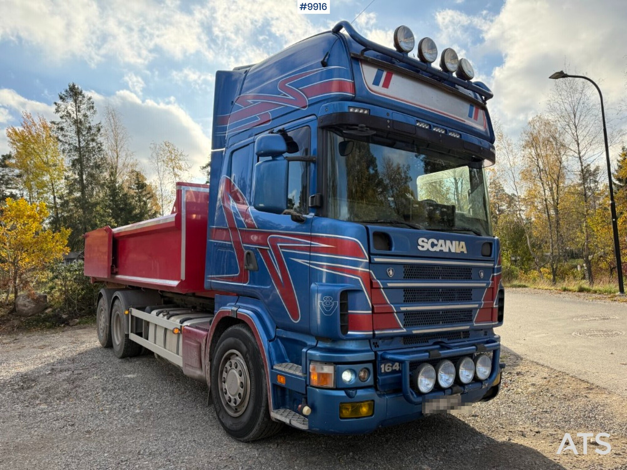 Scania R164 580 6X2 truck with flatbed - Tovornjak s kesonom: slika 2 Scania R164 580 6X2 truck with flatbed - Tovornjak s kesonom: slika 2