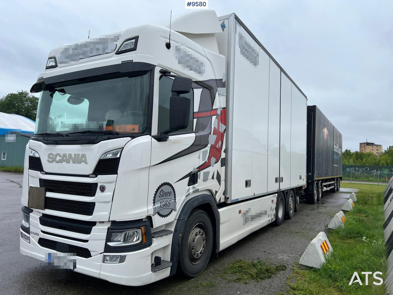 Scania R540 Box truck with trailer - Tovornjak zabojnik: slika 1 Scania R540 Box truck with trailer - Tovornjak zabojnik: slika 1