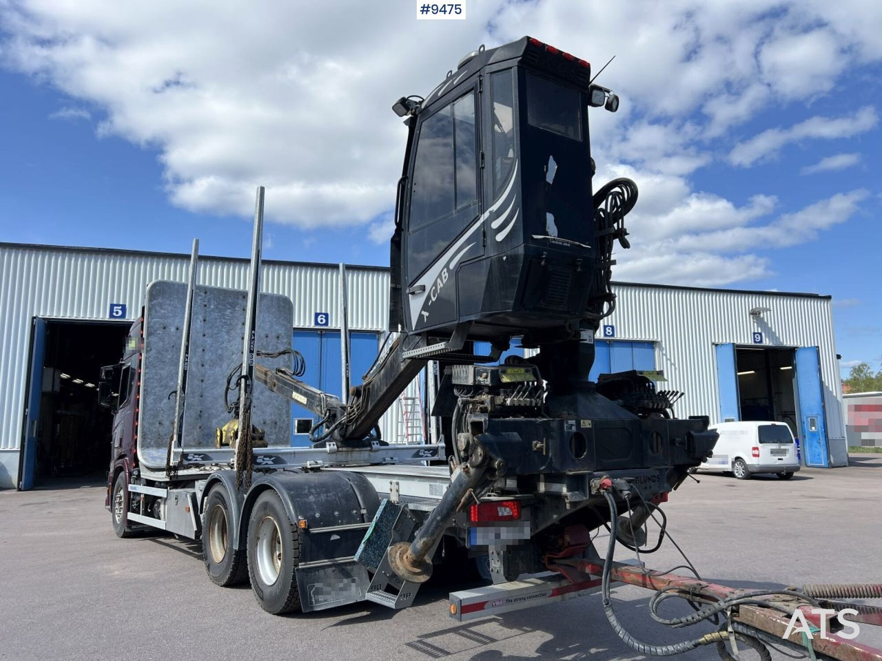 Scania R580 Timmerbil med kran och släp, Timmerekipage - Tovornjak za prevoz lesa: slika 4 Scania R580 Timmerbil med kran och släp, Timmerekipage - Tovornjak za prevoz lesa: slika 4