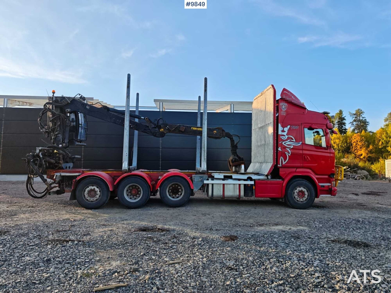 Scania R730 Tridem Timber Truck with Loglift F125S Crane (VIDEO) - Tovornjak za prevoz lesa, Tovornjak z dvigalom: slika 3 Scania R730 Tridem Timber Truck with Loglift F125S Crane (VIDEO) - Tovornjak za prevoz lesa, Tovornjak z dvigalom: slika 3